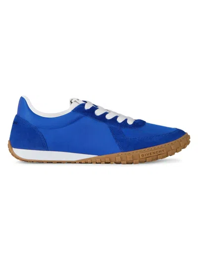 Givenchy Low Top Sneakers Round Toe Rubber Sole In Blue