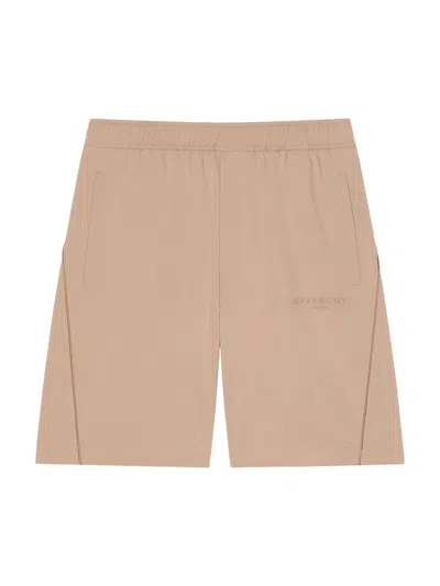 Givenchy Logo-print Elasticated Shorts In Pink