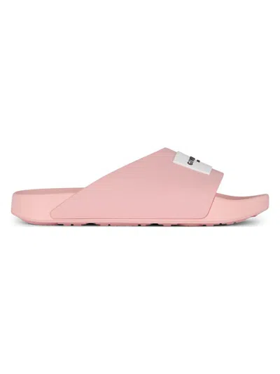 Givenchy Rubber Slippers Open Toe Flat Sole In Animal Print