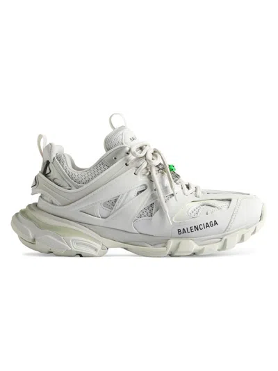 Balenciaga Track Faux-leather And Recycled-mesh Trainers In White