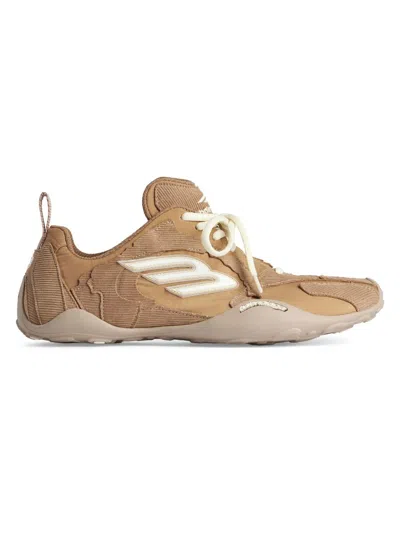 Balenciaga Monday Ultra Corduroy And Canvas Sneakers In Multi