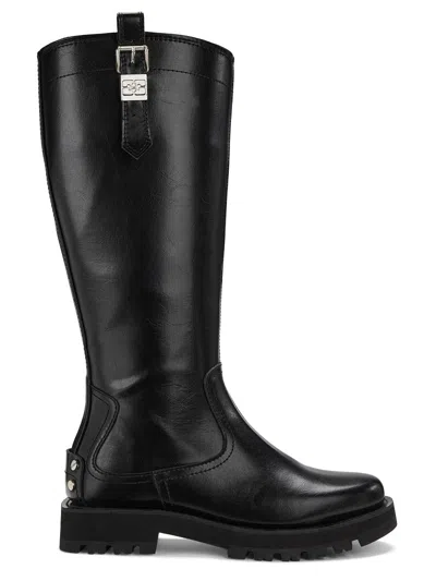 Ganni Studs Boot In Black