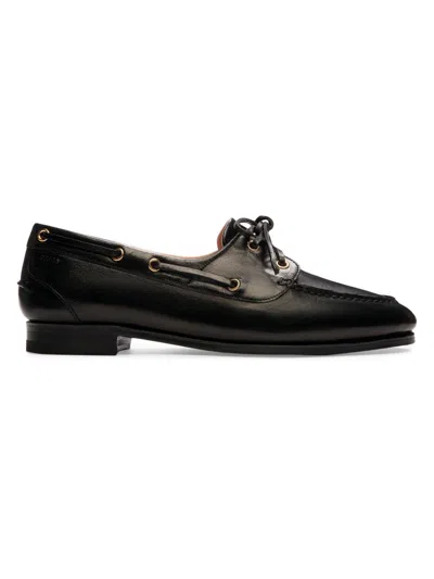 Bally Plume Boat-style Flat Shoes In Black