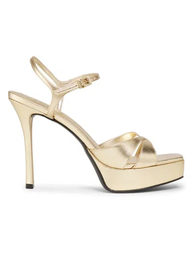 Schutz Maxine Platform Sandal In Gold