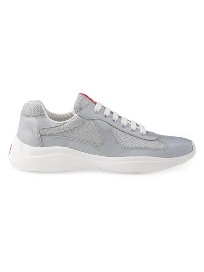 Prada America's Cup Panelled Sneakers In Multi