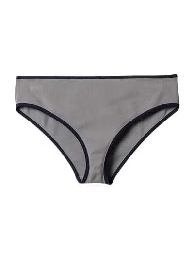 Miu Miu Technical Knit Swimsuit Bottom In Gray
