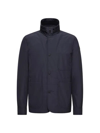 Moncler Brieuc Water-repellent Jacket In Blue