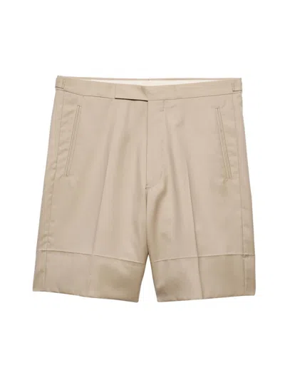 Prada Bermuda Shorts In Neutral