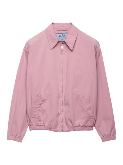 Prada Long-sleeve Casual Jacket In Pattern