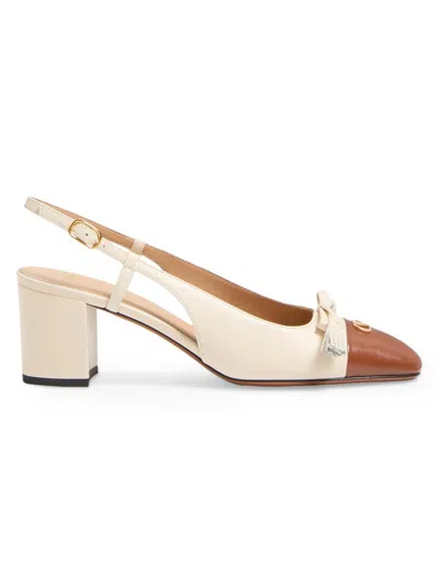 Valentino Valet Du Roi Block Heel Slingback Sandals