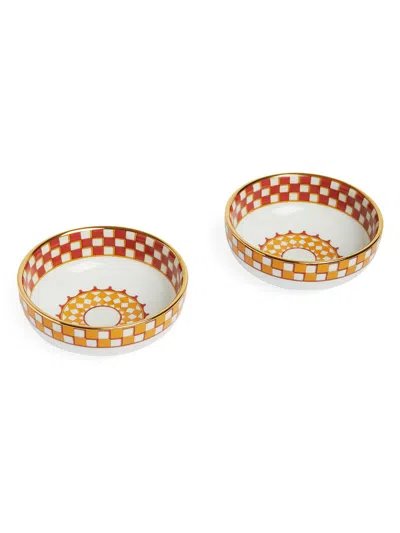 La Doublej Snack Bowl Set Of 2 In Orange