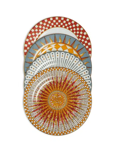 La Doublej Dessert Plates Set Of 4 In Multi