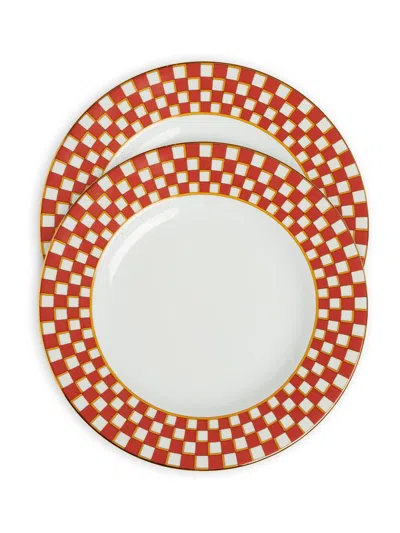 La Doublej Dinner Plates Set Of 2 In Multi