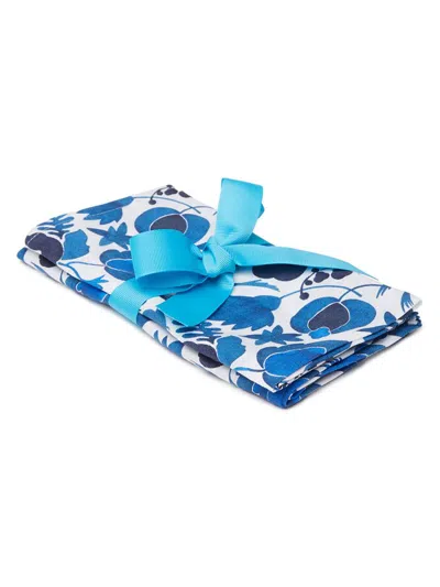 La Doublej Large Napkin Set Of 2 In Blue