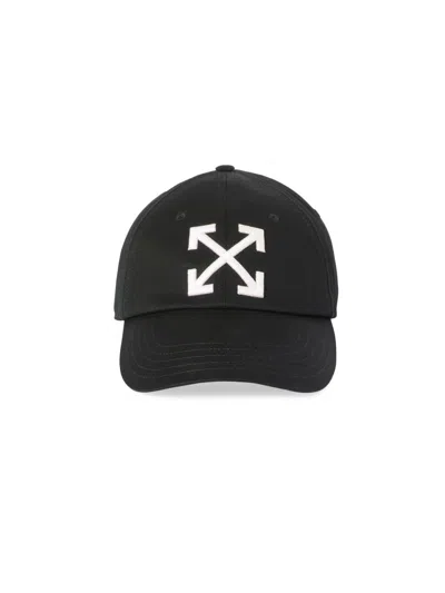 Off-white Arrows-embroidered Cap In Purple