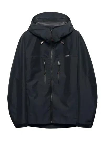 Prada Men's Technical Fabric Jacket In Blue