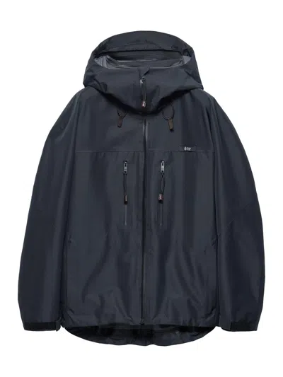 Prada Technical Fabric Jacket In Black