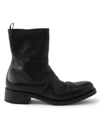 Prada Men Black Leather Boots, 9 Luxury Boots For Men Darveys In Black