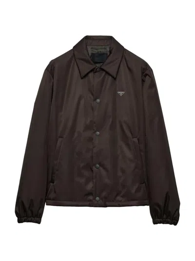 Prada Blousonjacke Aus Re-nylon In Green