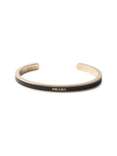 Prada Metal Bracelet In Pattern