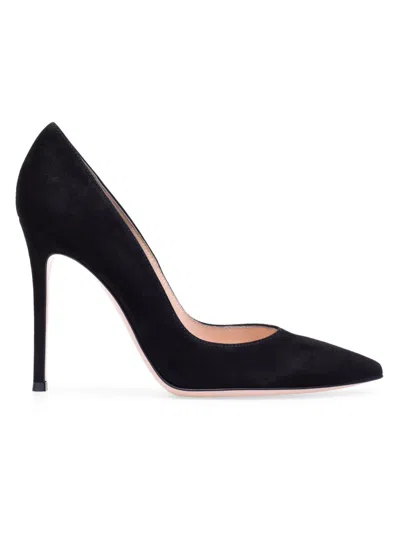 Gianvito Rossi 105mm Pointed-toe Stiletto Pumps In Black