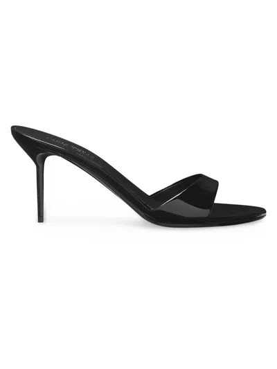 Paris Texas Patent Leather Lidia Mules 70 In Black
