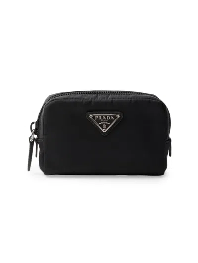 Prada Necessaire Re-nylon Pouch In Black