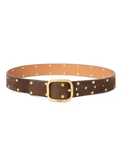 Loewe Adjustable Waist Belt In Brown