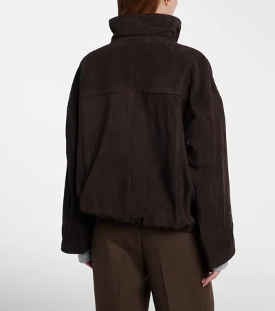 Rohe Róhe Suede Jacket In Brown