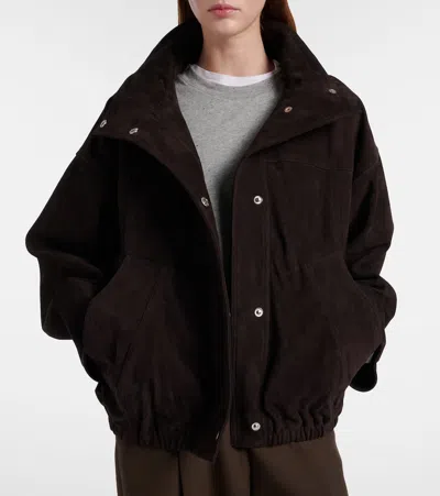 Rohe Róhe Suede Jacket In Brown