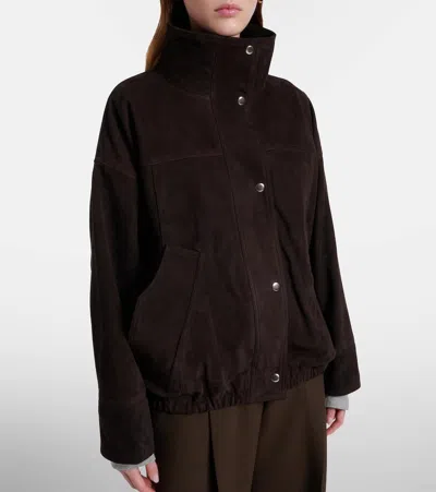Rohe Róhe Suede Jacket In Brown