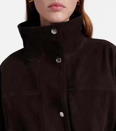 Rohe Róhe Suede Jacket In Brown