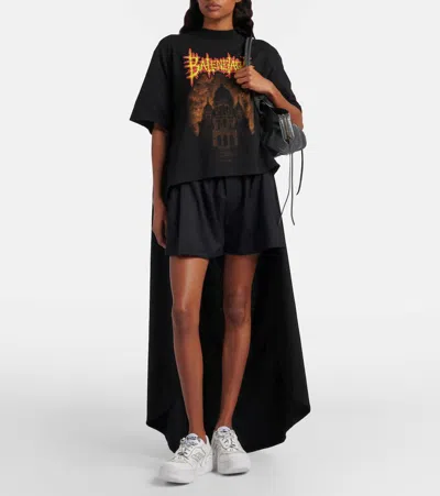 Balenciaga Women Hamptons Worn-out Leather Low-top Sneakers In Neutral