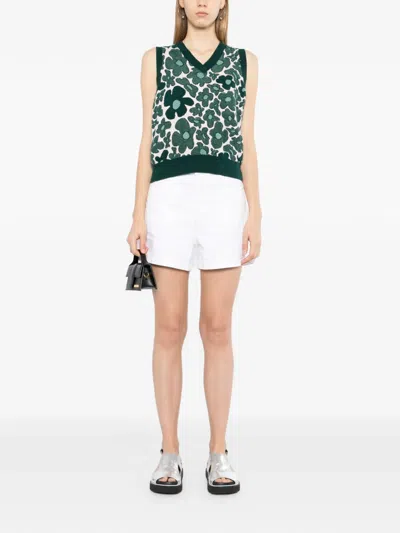 Frame Womens Au Natural Clean The Everyday High-rise Denim Shorts In White