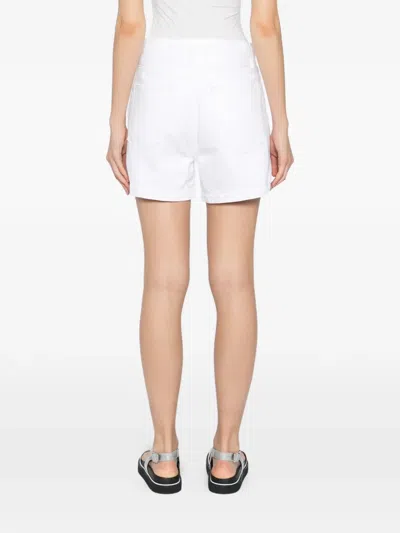 Frame Womens Au Natural Clean The Everyday High-rise Denim Shorts In White