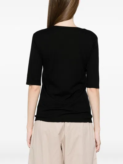 Soft Goat Sweaters Blacks And Greys In Black