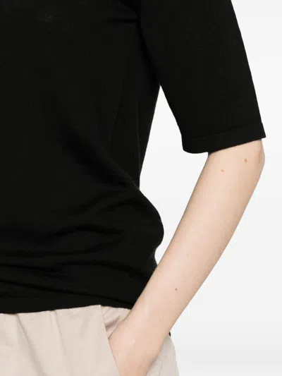 Soft Goat Sweaters Blacks And Greys In Black