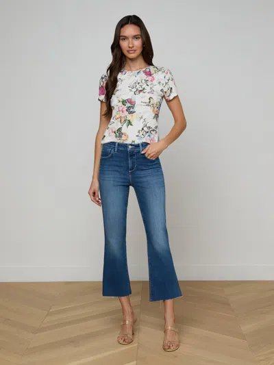 L'agence Ressi Fitted Tee In Multi