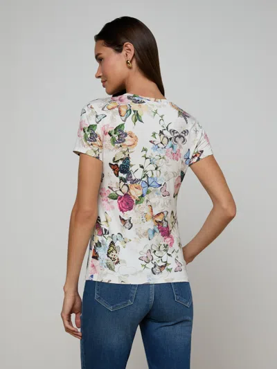 L'agence Ressi Fitted Tee In Multi