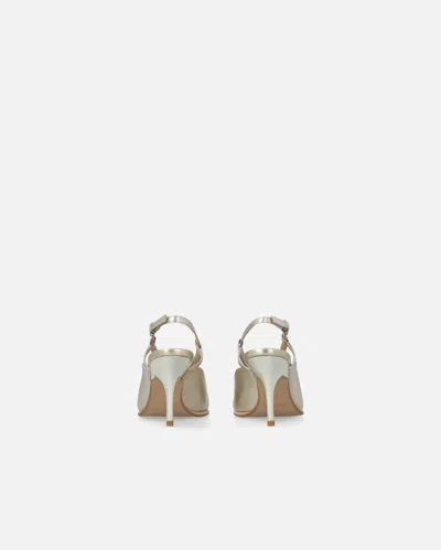 Pinko Slingback-strap Pumps In Silver