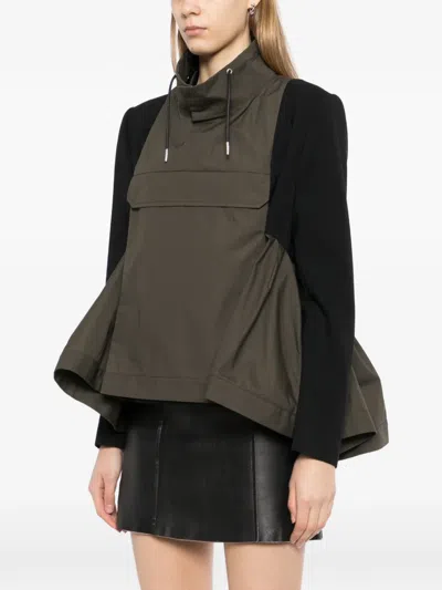 Sacai Suiting Blouson Jacket In Multi