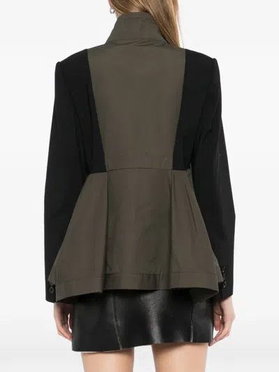 Sacai Suiting Blouson Jacket In Multi