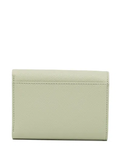 Agnès B. Leather Wallet In Green