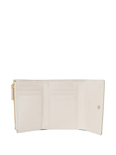 Agnès B. Leather Wallet In Green