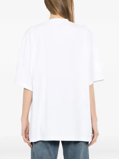 Alexander Wang Cube Oversized T-shirt In White