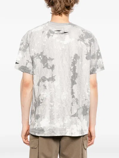 Hellstar Graphic Print T-shirt In Gray