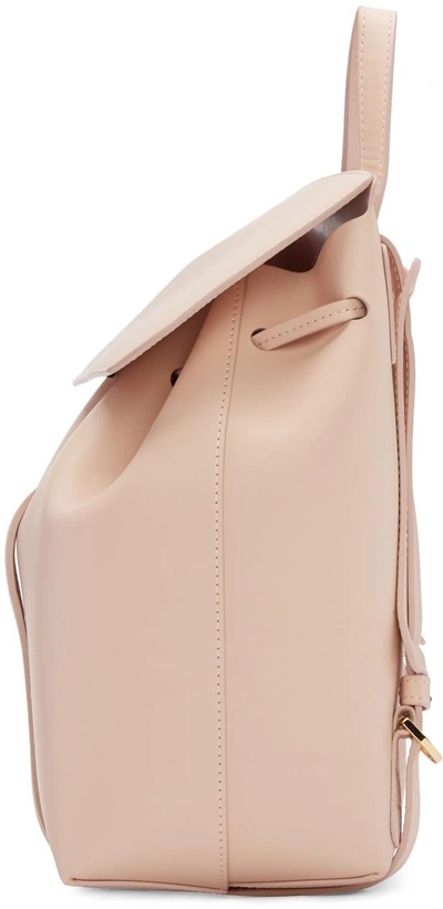 Shop Mansur Gavriel Pink Leather Mini Backpack