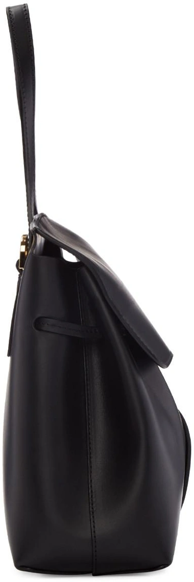 Shop Mansur Gavriel Black Leather Mini Lady Bag