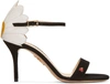 CHARLOTTE OLYMPIA Black Suede Marge Sandals