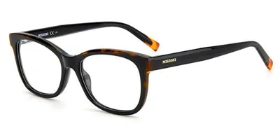 Missoni Demo Square Ladies Eyeglasses Mis 0090 0wr7 54 In Black